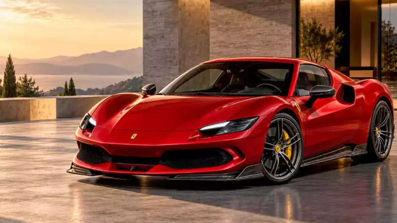 Ferrari 296 GTB / GTS mit Carbonfaser-Teilen