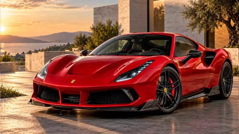 Ferrari 488 GTB mit Carbonfaser-Teilen