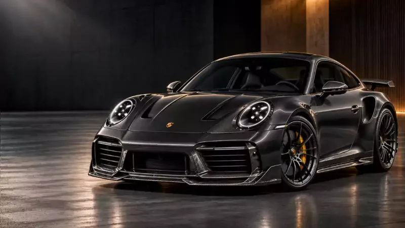 Porsche 992 Topcar Style mit Carbonfaser-Teilen