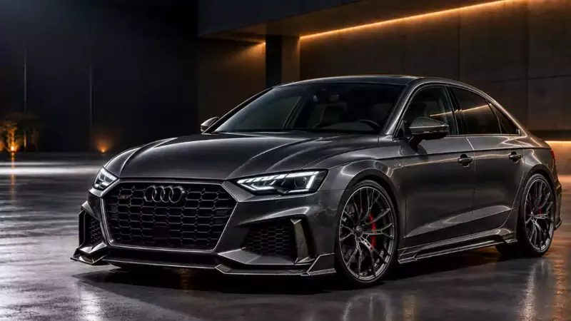 Audi A4 B9 PA mit Carbonfaser-Teilen