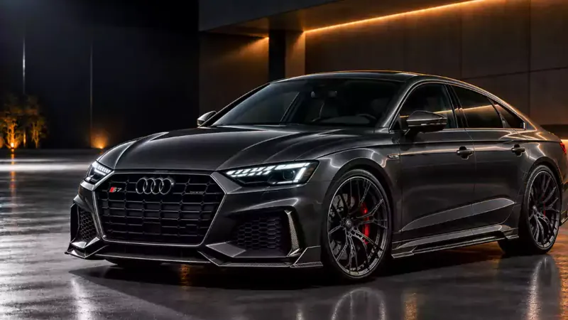 Audi A7 / A7L / S7 mit Carbonfaser-Teilen