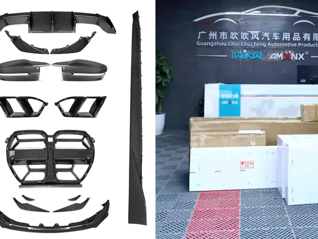 BMW-Carbonfaser-Teile aus der Bestellung des kanadischen Distributors