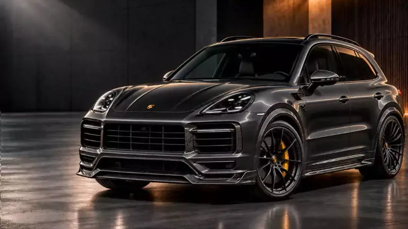 Porsche Cayenne 9YA mit Carbonfaser-Teilen