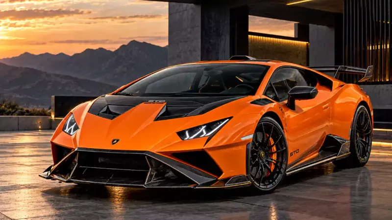 Lamborghini Huracán STO mit Carbonfaser-Teilen
