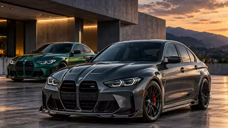 BMW M3 / M4 mit Carbonfaser-Teilen