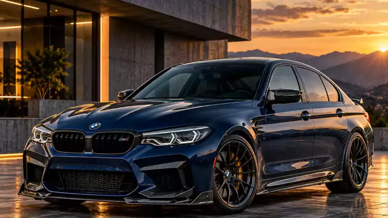 BMW M5 mit Carbonfaser-Teilen