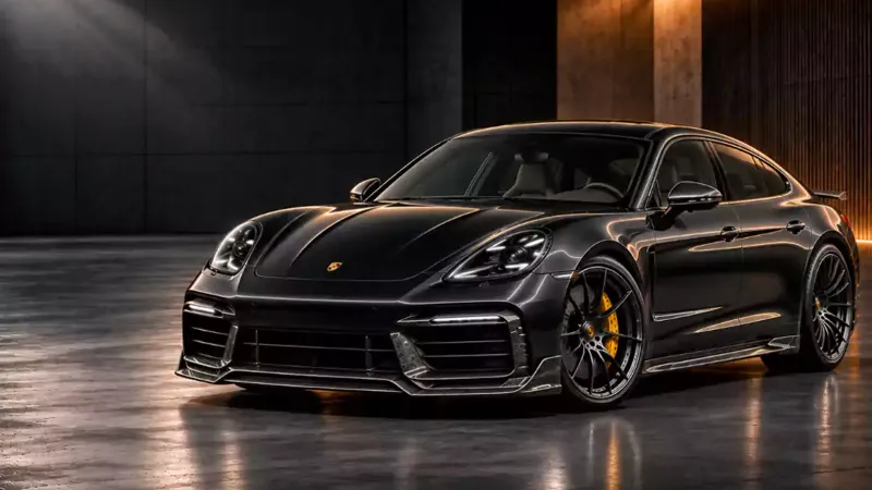 Porsche Panamera 971 mit Carbonfaser-Teilen