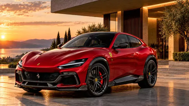 Ferrari Purosangue mit Carbonfaser-Teilen