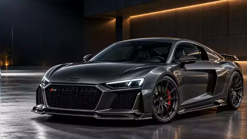 Audi R8 mit Carbonfaser-Teilen