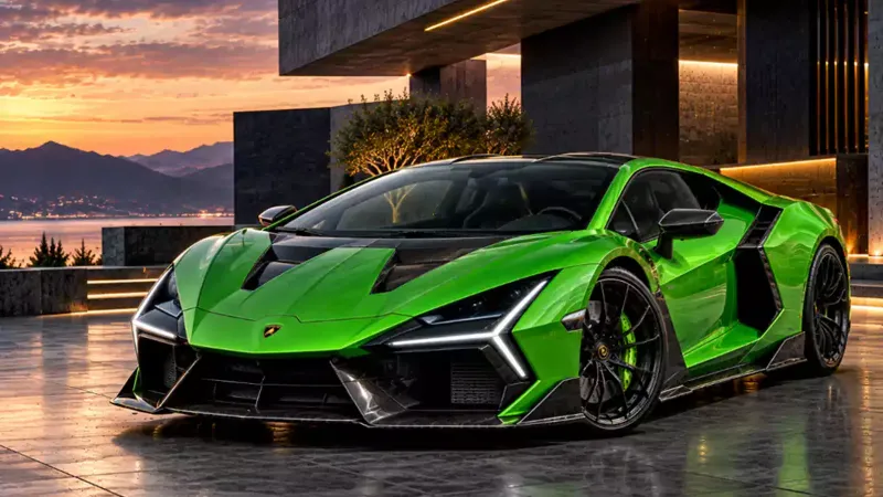 Lamborghini Revuelto mit Carbonfaser-Teilen