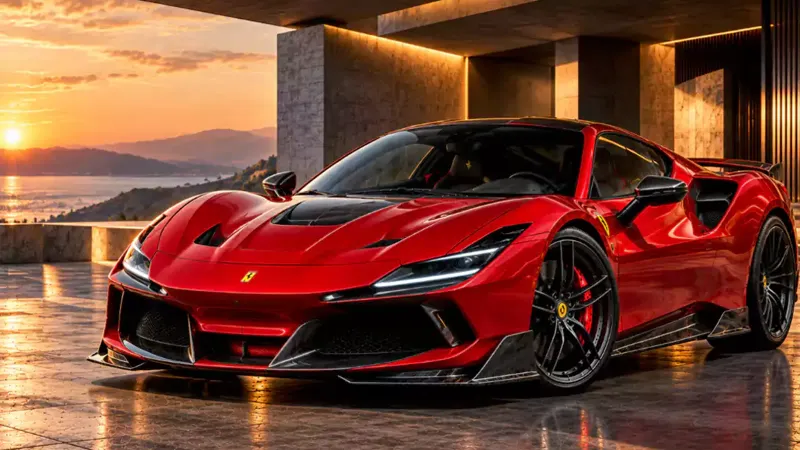 Ferrari SF90 Stradale mit Carbonfaser-Teilen