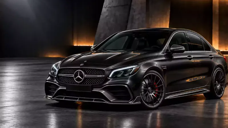 Mercedes-AMG E-Klasse mit Carbonfaser-Teilen